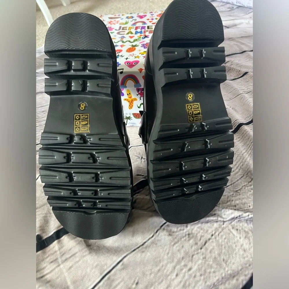 Jeffrey Campbell Recess-PLatform Loafer dark grey